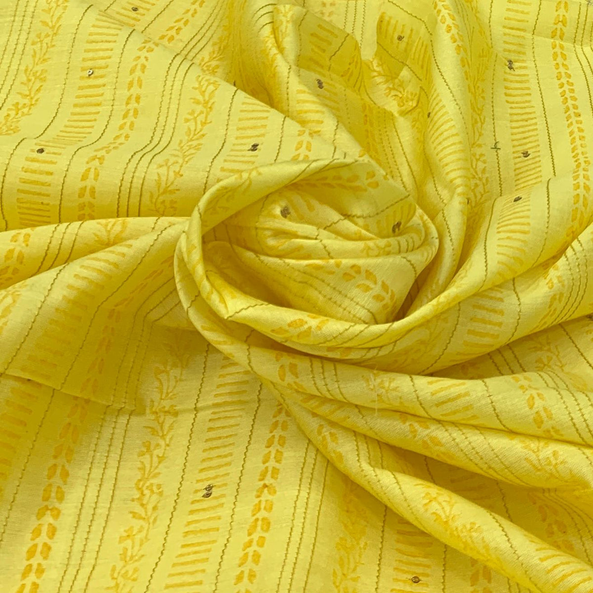 Chanderi Embroidery Fabric