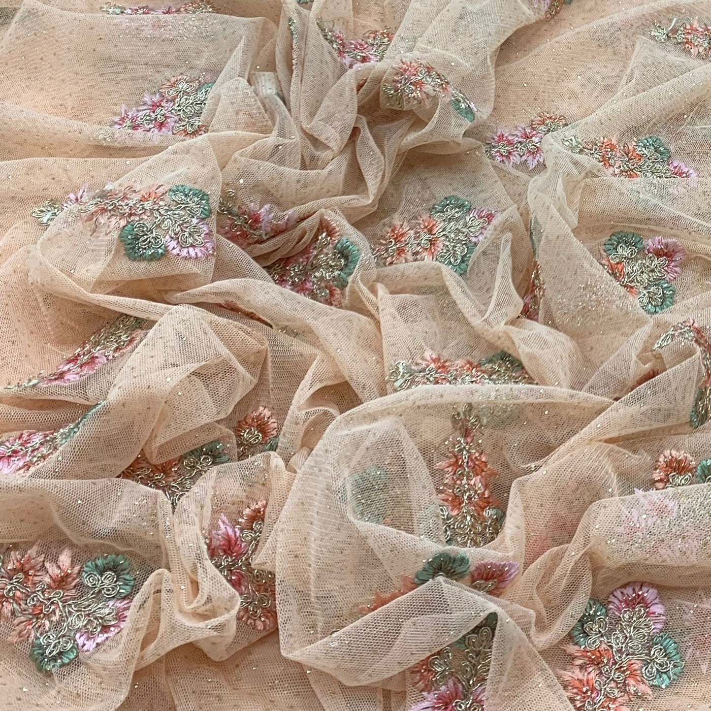Buy Net Embroidery Fabric