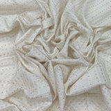 Slub Silk Embroidery Fabric