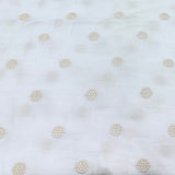 Slub Silk Embroidery Fabric