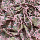 Tusser Silk Embroidery Fabric