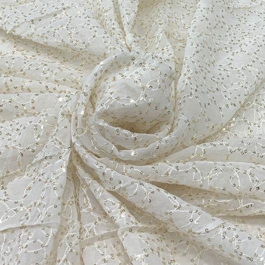 Georgette Embroidery Fabric