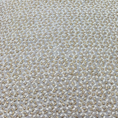 Off White Gold Zari Georgette Embroidery