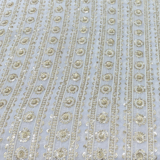 Georgette Embroidery Fabric