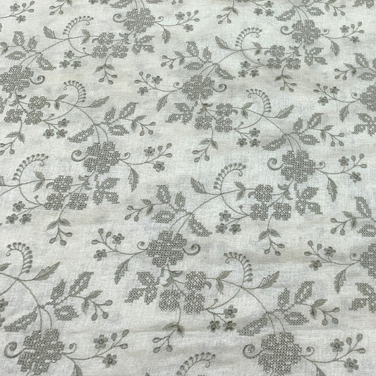 Tusser Silk Embroidery Fabric