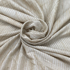 Slub Silk Embroidery Fabric.