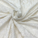 Slub Silk Embroidery Fabric