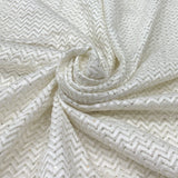 Slub Silk Embroidery Fabric