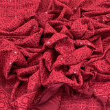 Rayon Cotton Embroidery Fabric