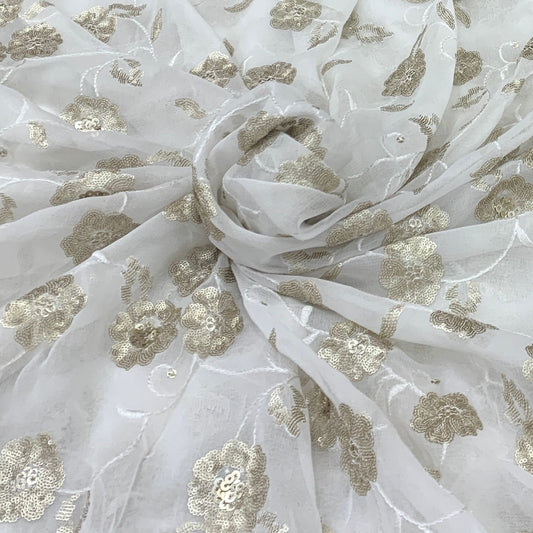 Georgette Embroidery Fabric