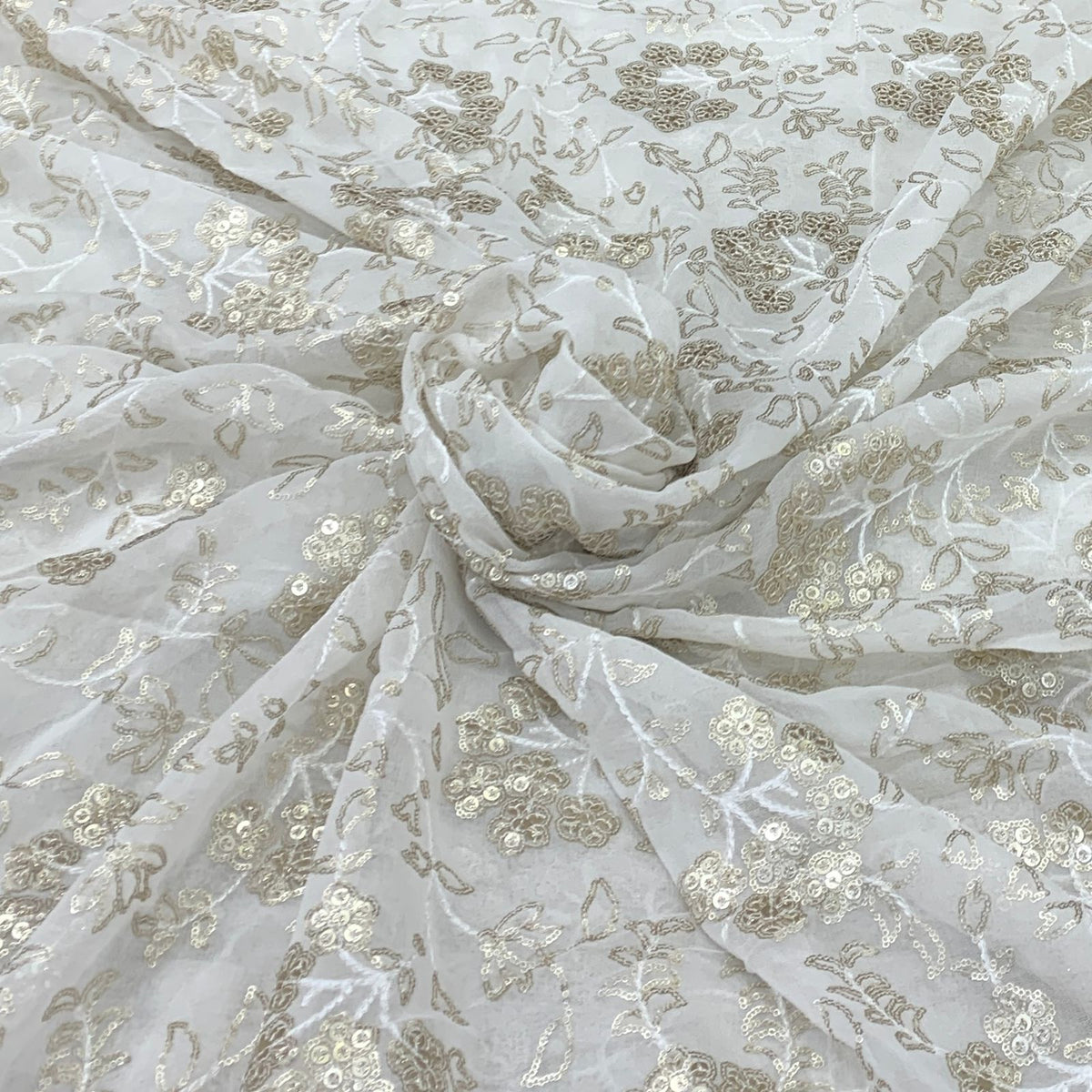 Georgette Embroidery Fabric