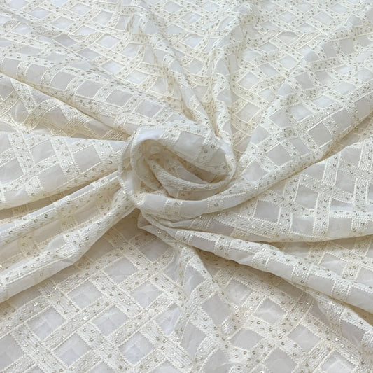 Georgette Embroidery Fabric