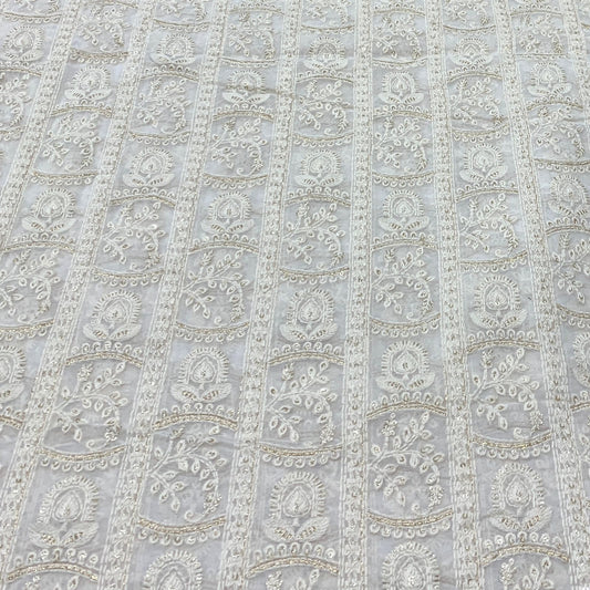 Georgette Embroidery Fabric