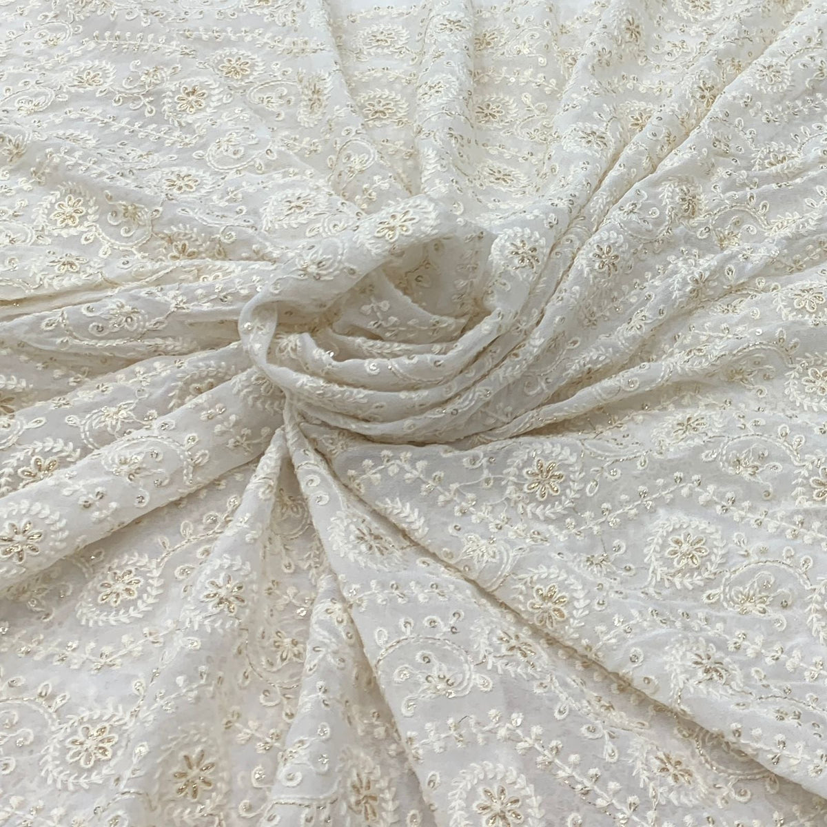 Georgette Embroidery Fabric