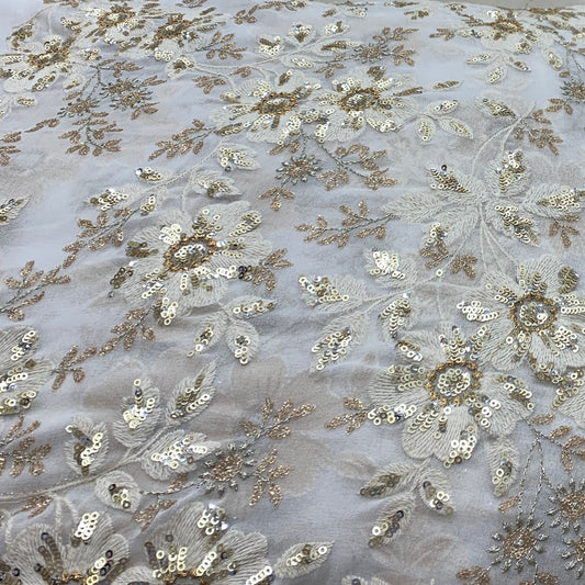 Georgette Embroidery Fabric