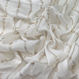 Chinon Chiffon Embroidery Fabric