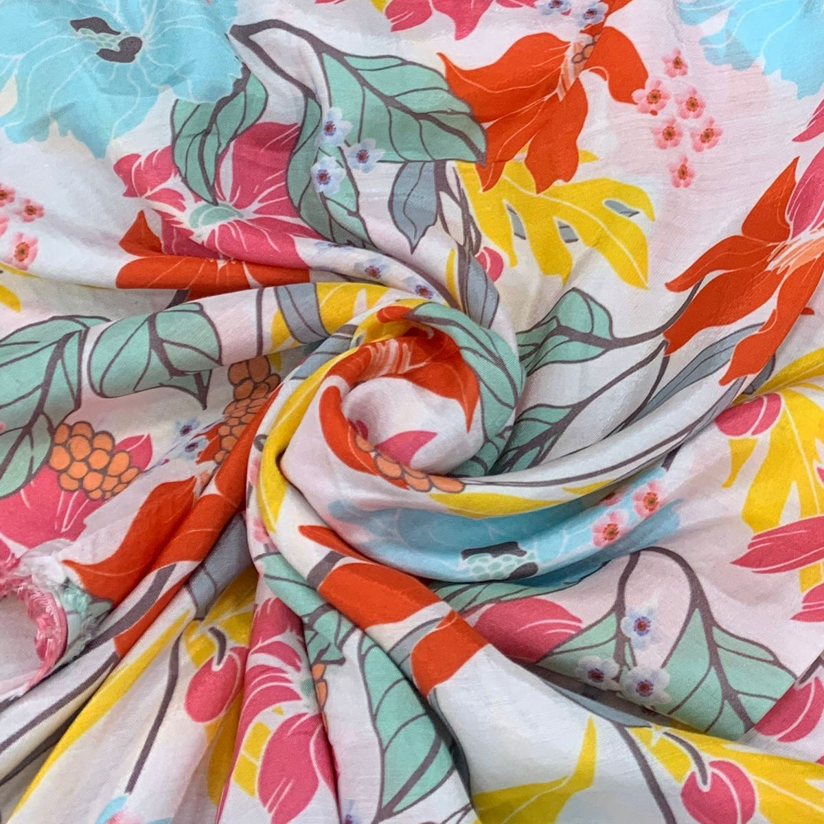 Muslin Printed Fabric