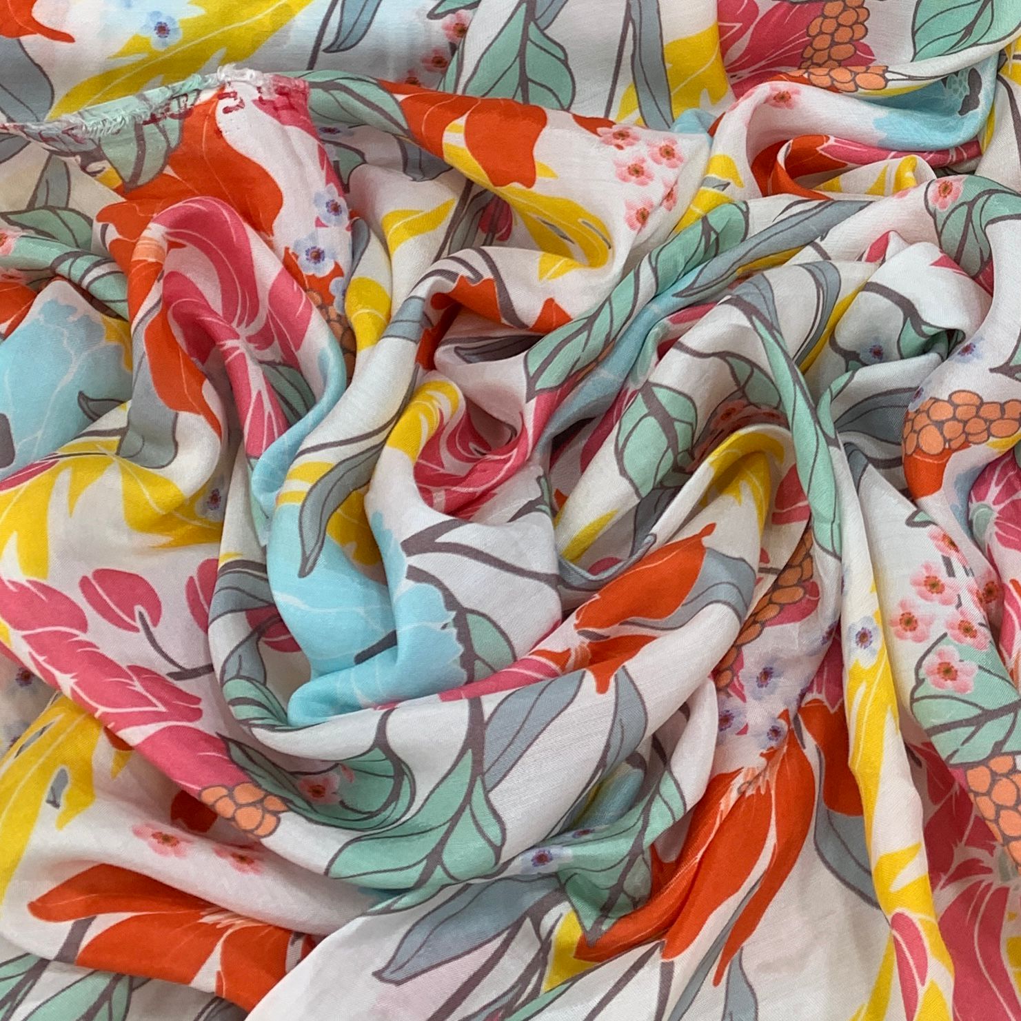 Muslin Printed Fabric