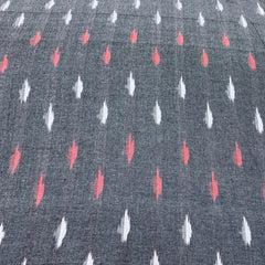 Ikkat Cotton Printed Fabric