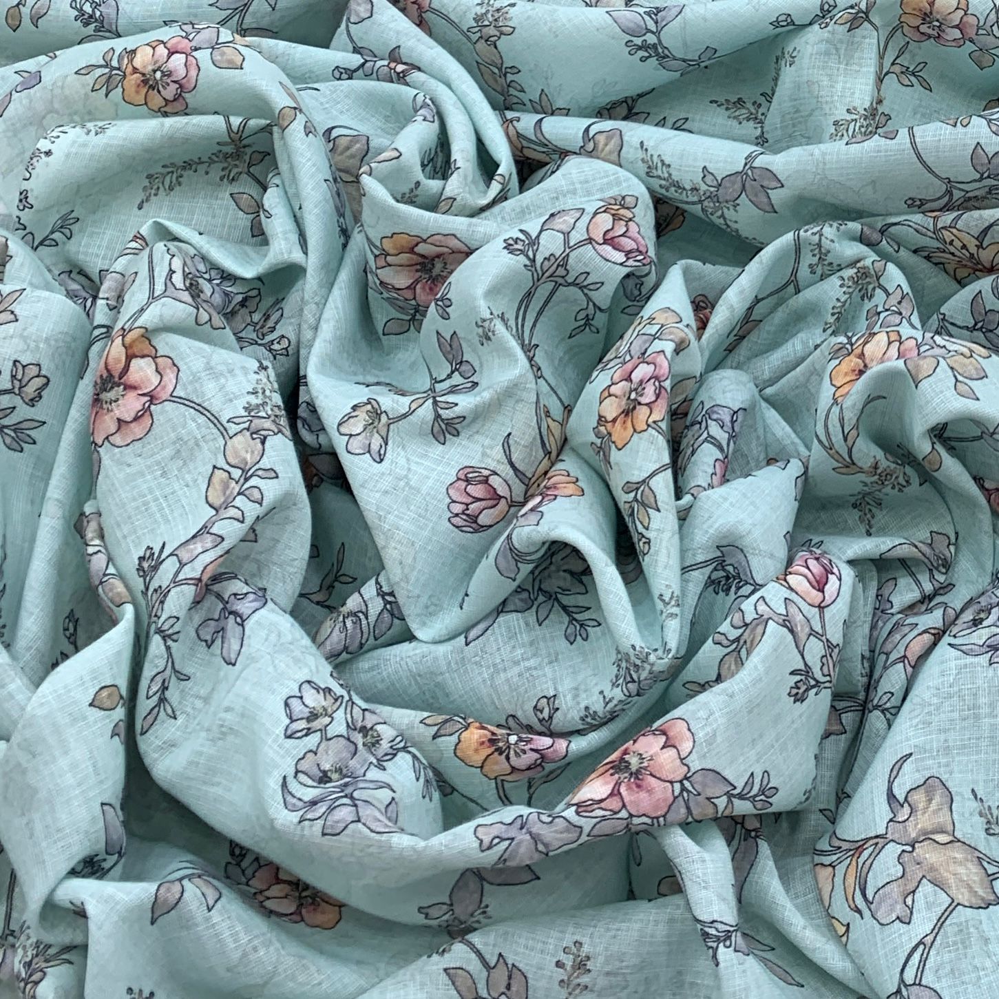 Linen Printed Fabric