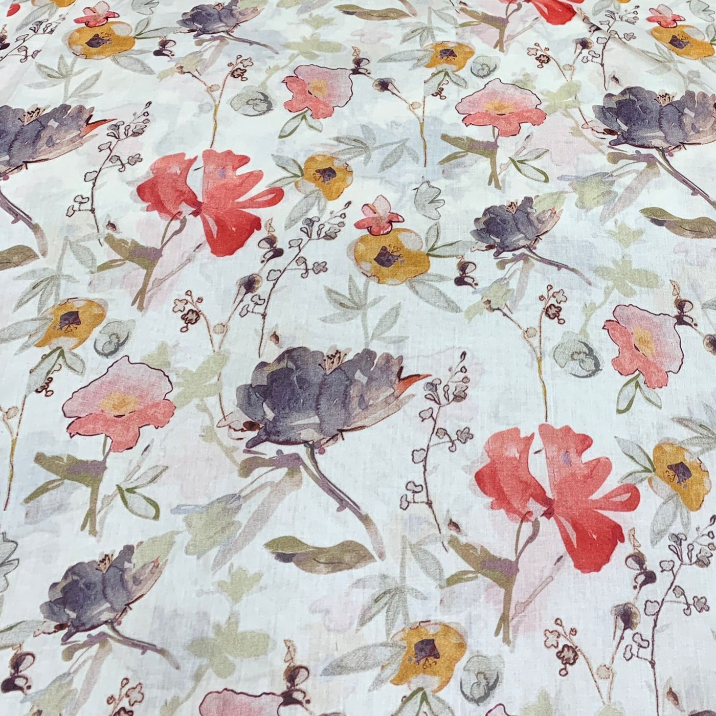 Cotton Lawn Printed Fabric