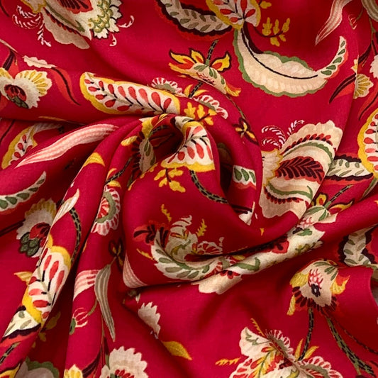 Modal Satin Printed Fabric