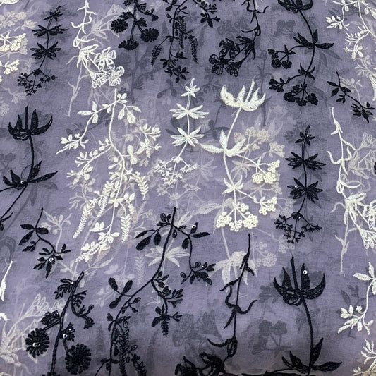 Organza Embroidery Fabric