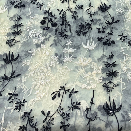 Organza Embroidery Fabric