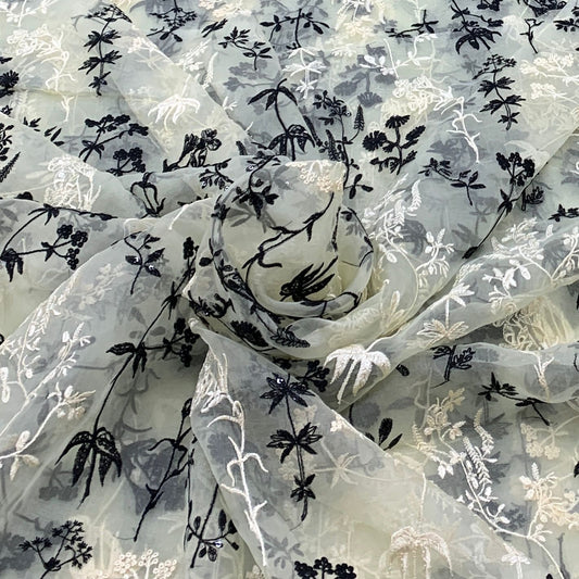 Organza Embroidery Fabric