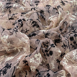 Organza Embroidery Fabric