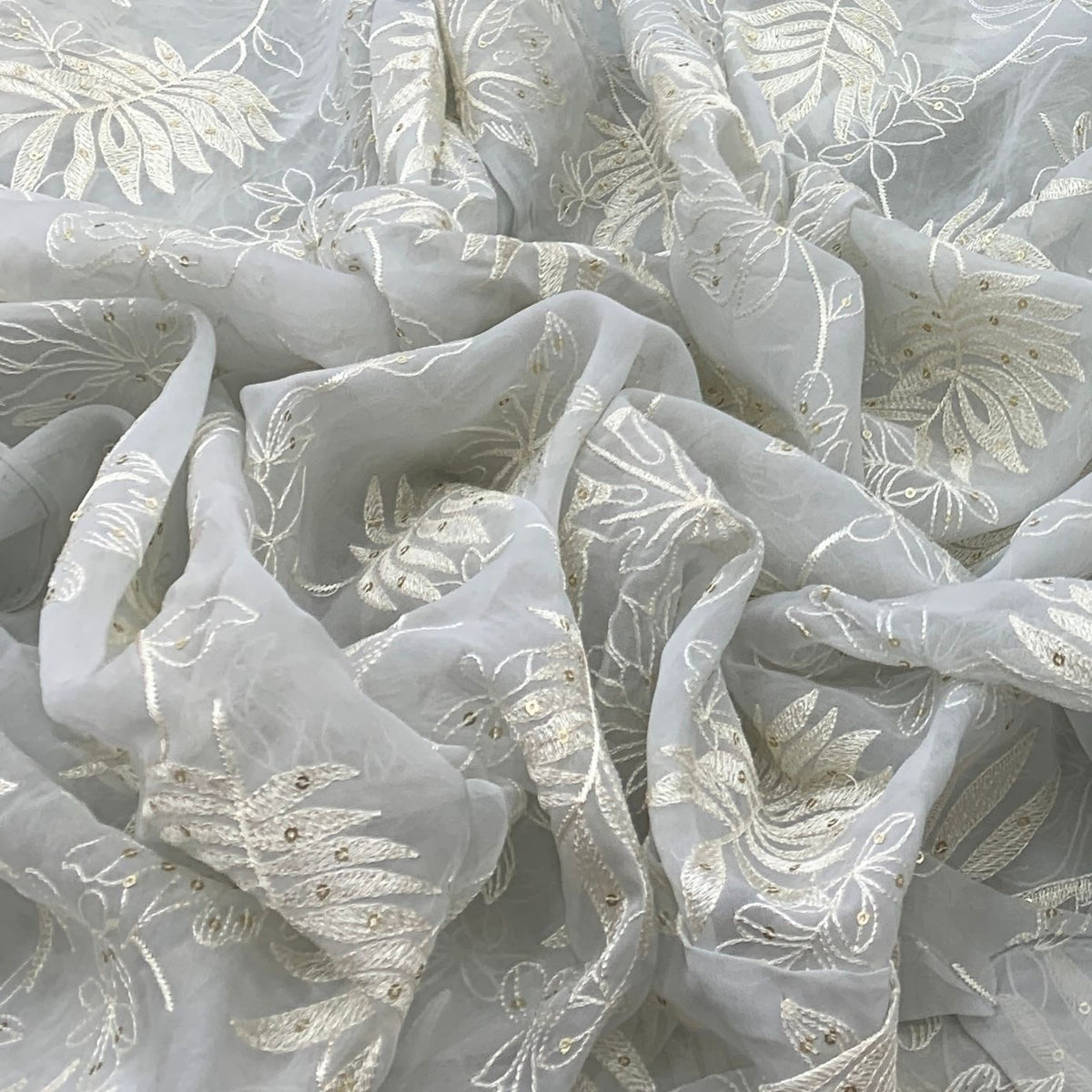 Organza Embroidery Fabric