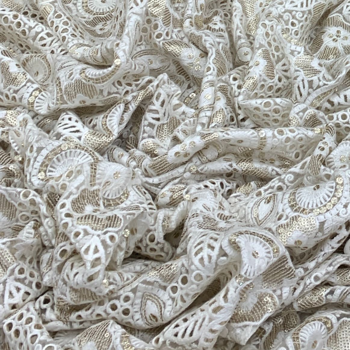 Net Embroidery Fabric