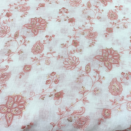 Linen Embroidery Fabric