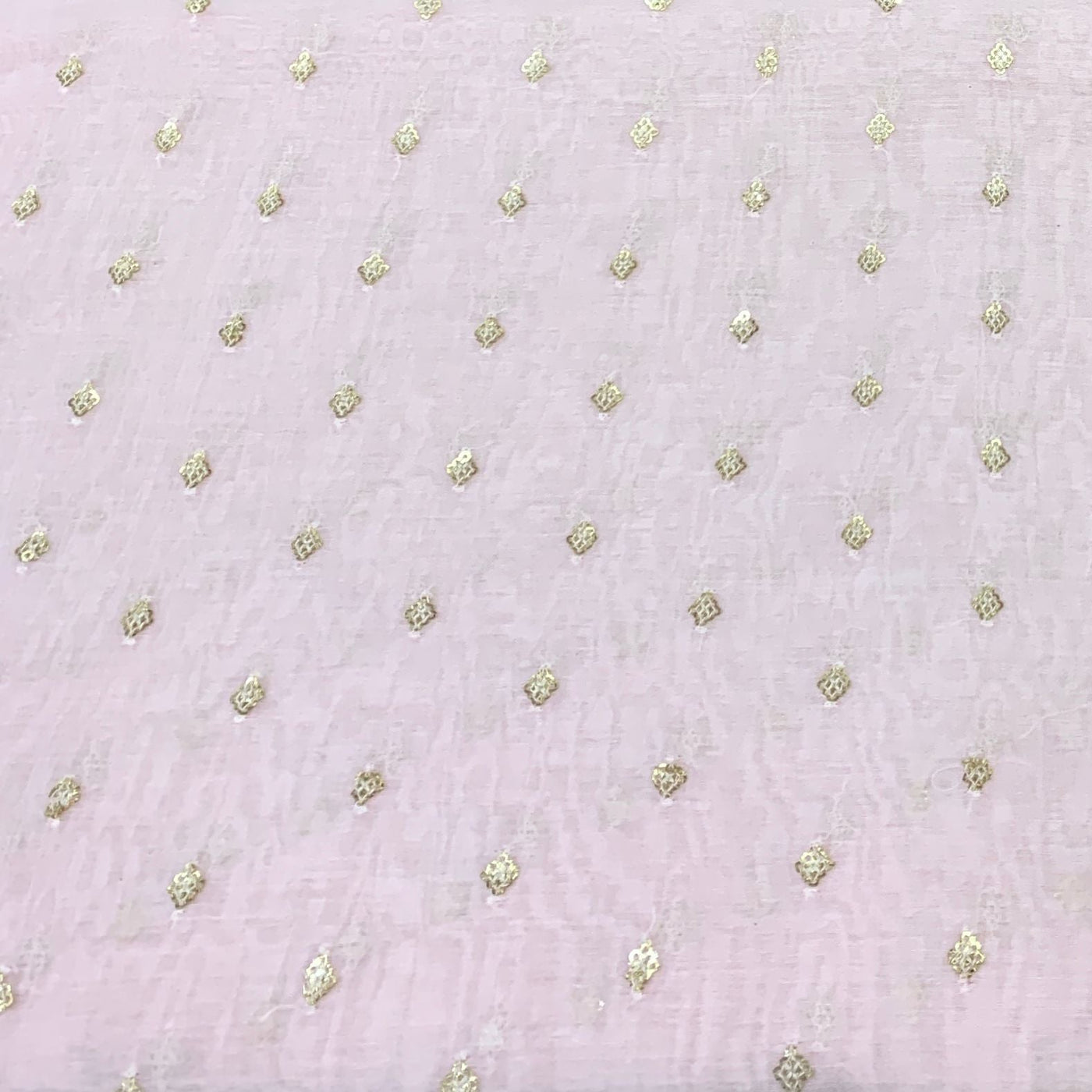 Chanderi Embroidery Fabric