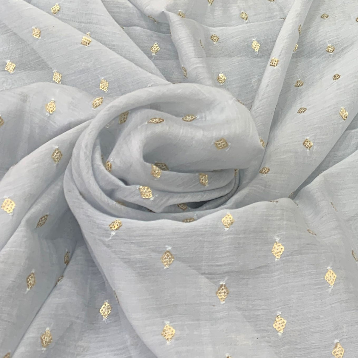 Chanderi Embroidery Fabric