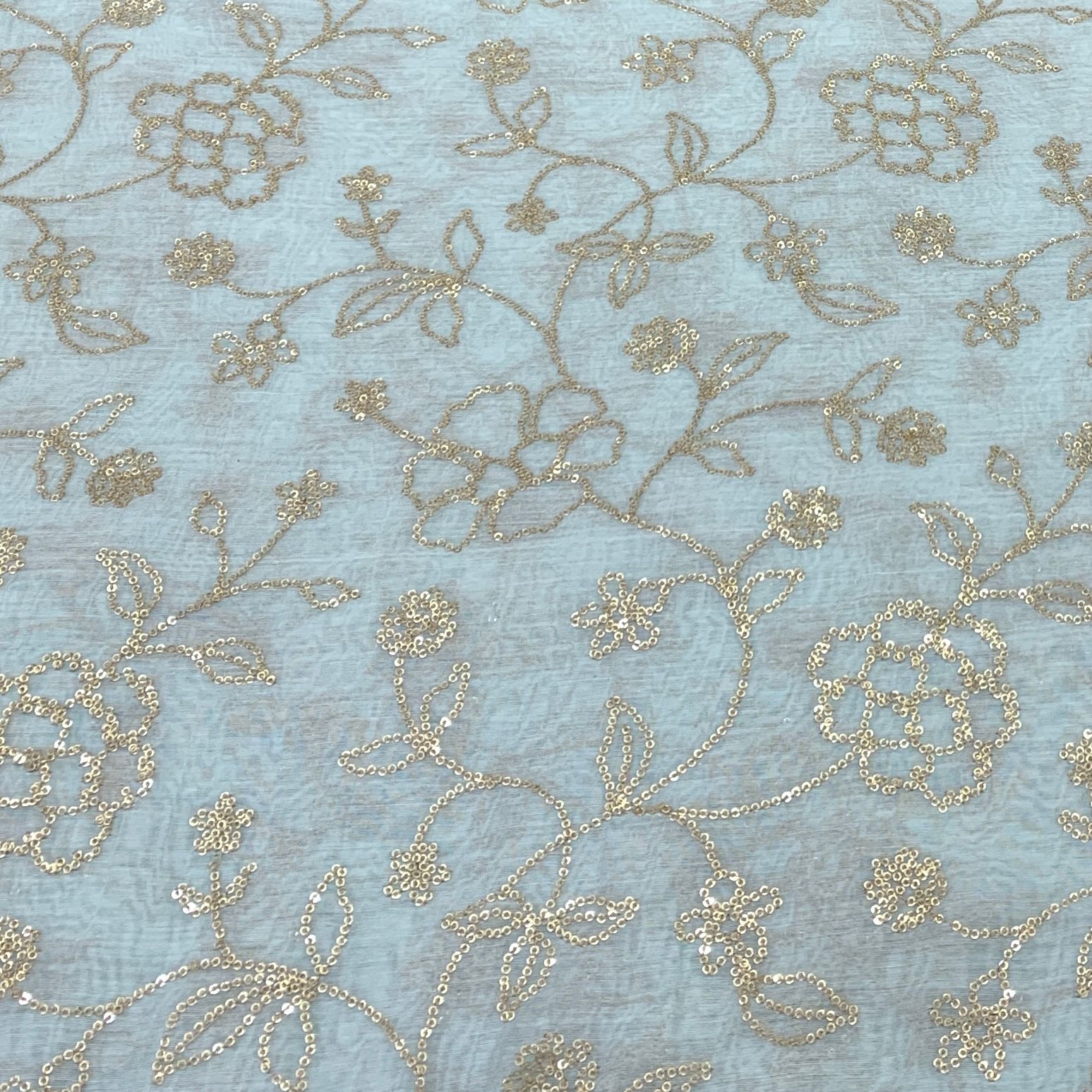 Chanderi Embroidery Fabric