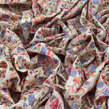 Tusser Silk Embroidery Fabric