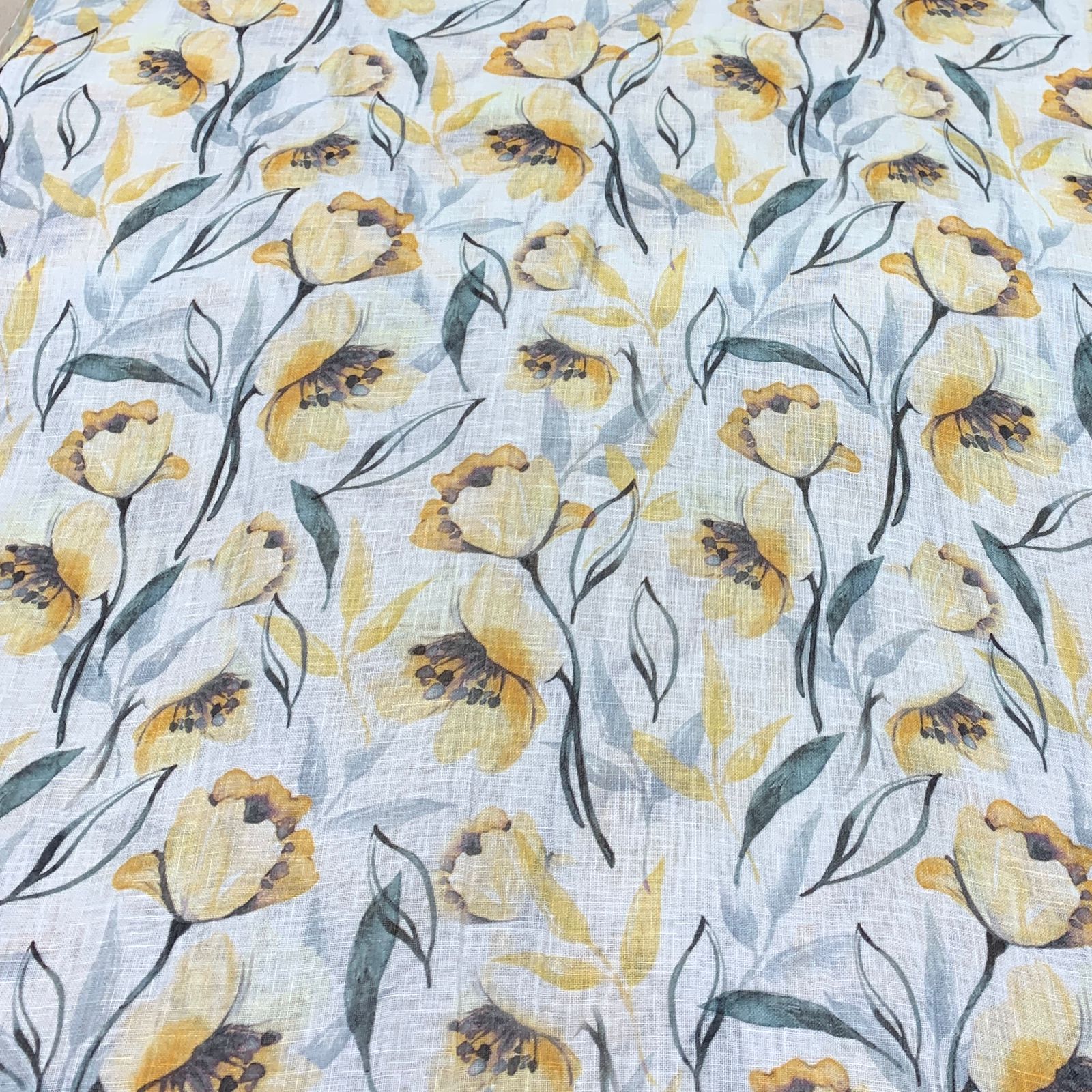 Linen Printed Fabric