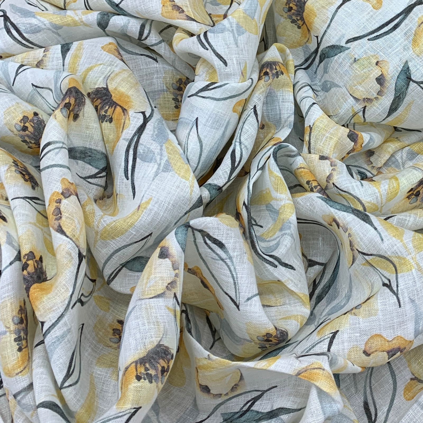 Linen Printed Fabric