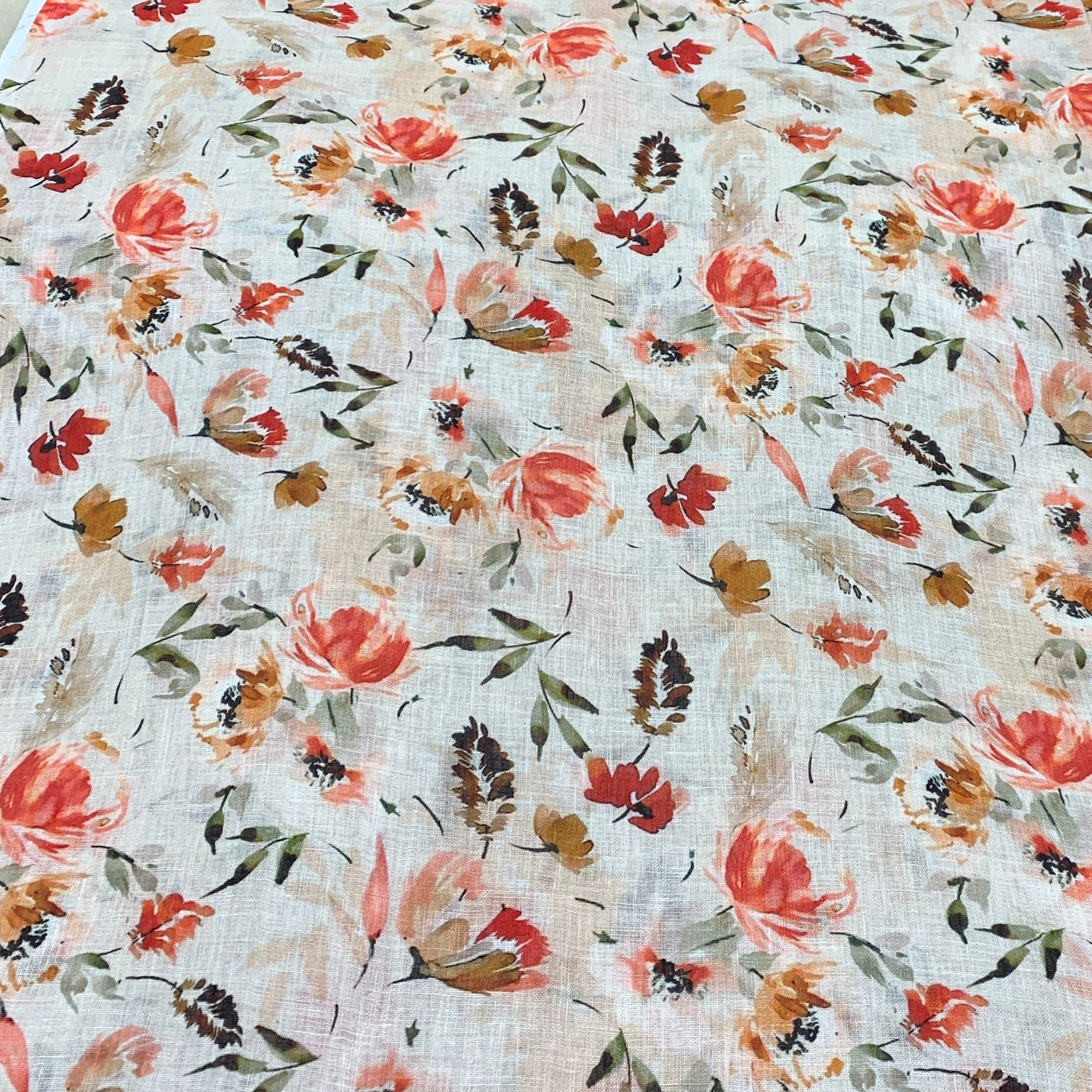 Linen Printed Fabric