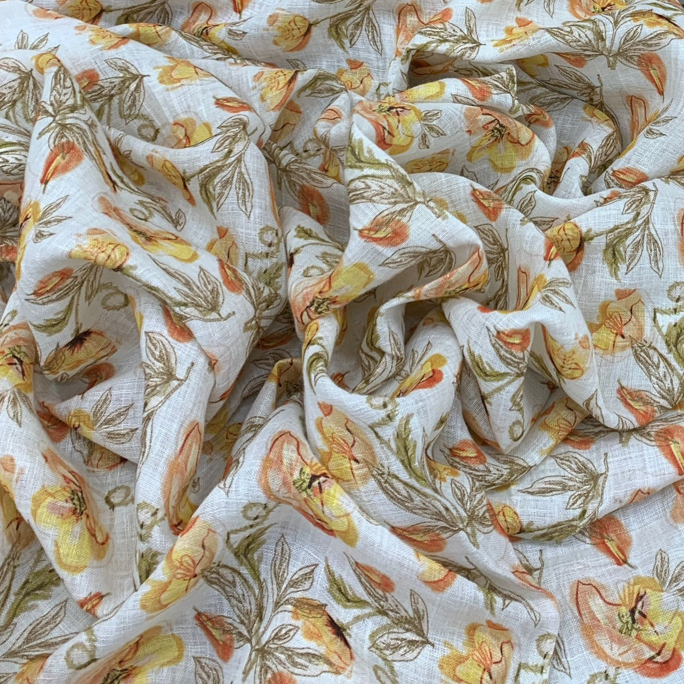 Linen Printed Fabric