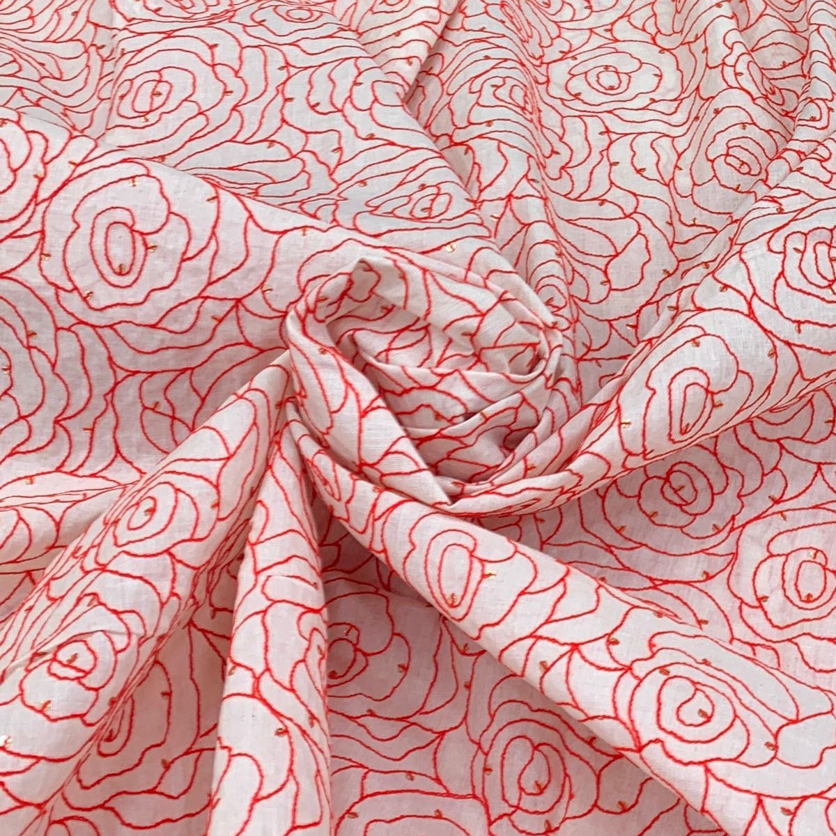 Cotton Embroidery Fabric