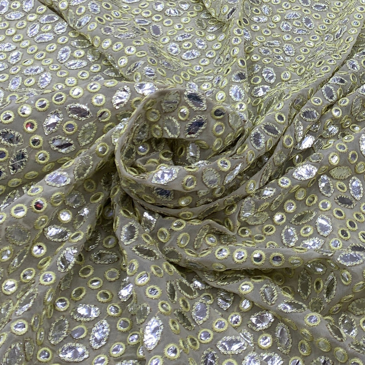 Georgette Embroidery Fabric