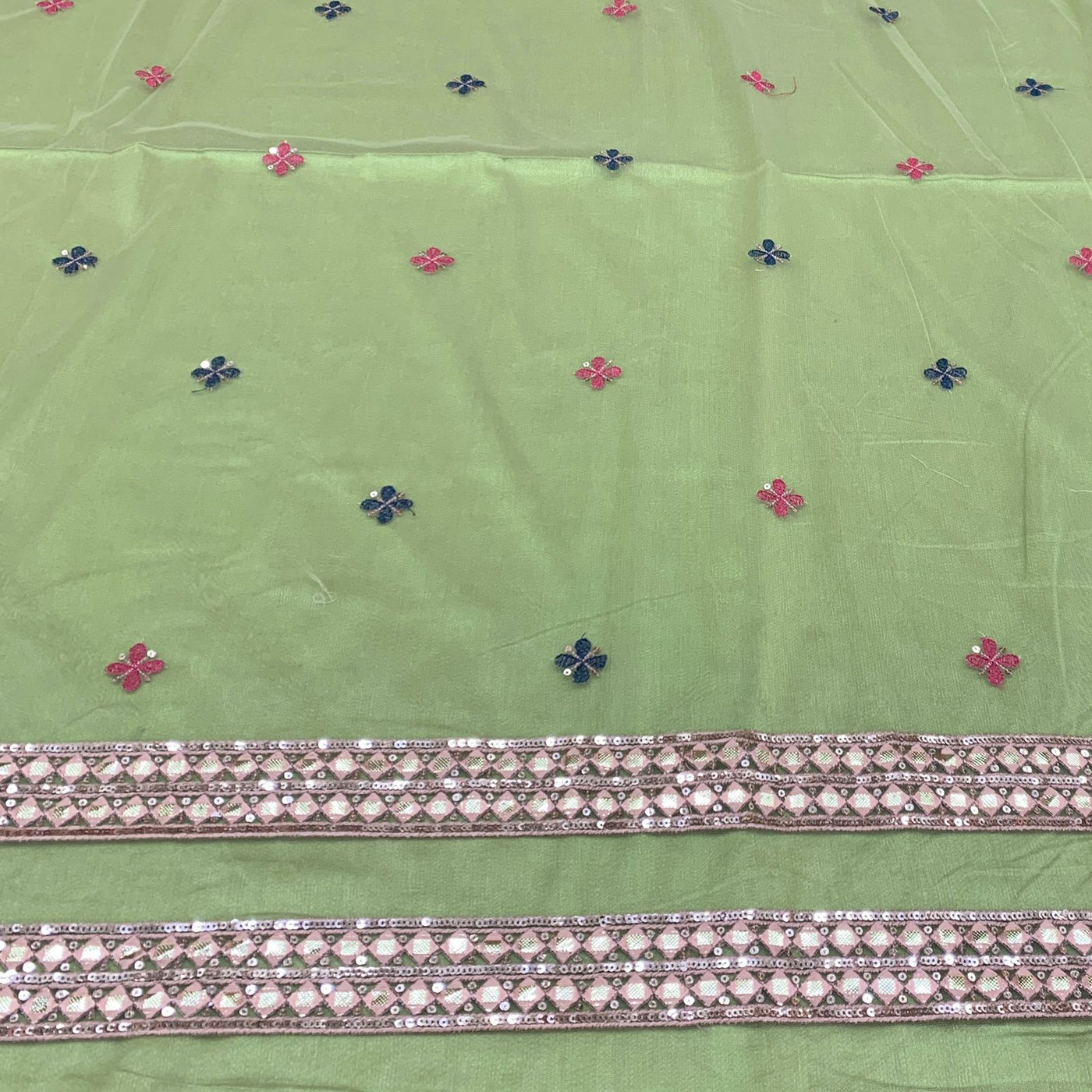 Net Embroidery Fabric