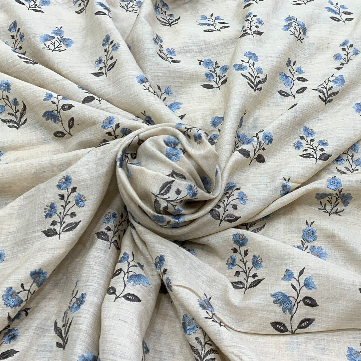 Munga Silk Embroidery Fabric