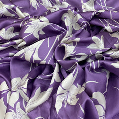 Modal Satin Printed Fabric