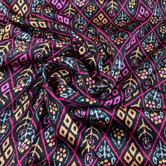 Modal Satin Printed Fabric