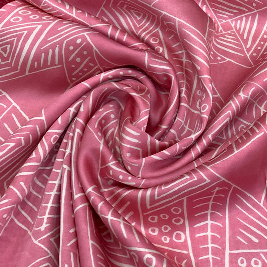 Modal Satin Printed Fabric