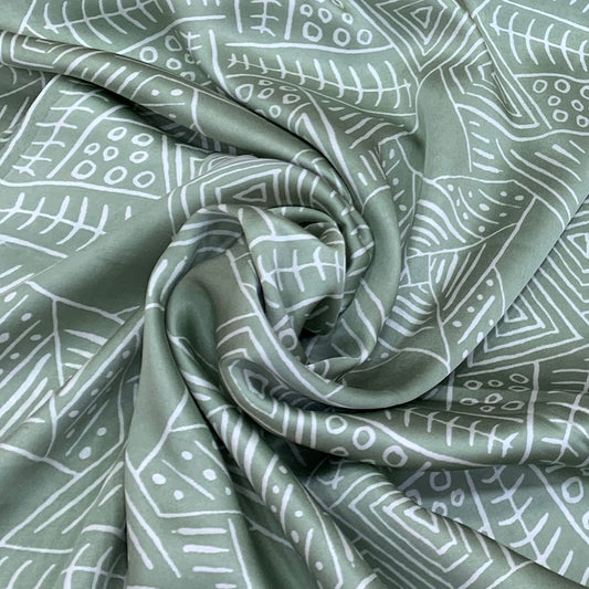 Modal Satin Printed Fabric