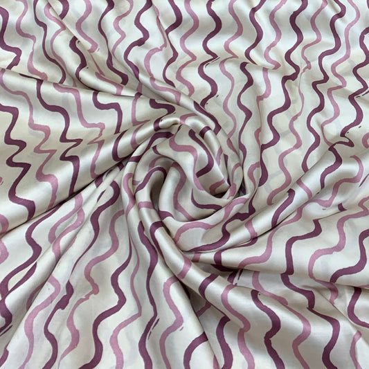 Modal Satin Printed Fabric